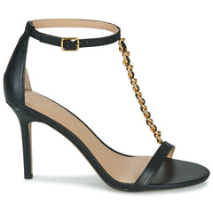 Sandali donne Lauren Ralph Lauren  KATE-SANDALS-HEEL SANDAL  Nero 