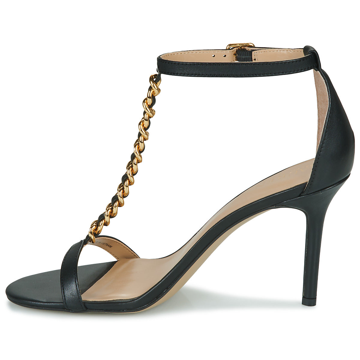 Sandali donne Lauren Ralph Lauren  KATE-SANDALS-HEEL SANDAL  Nero 