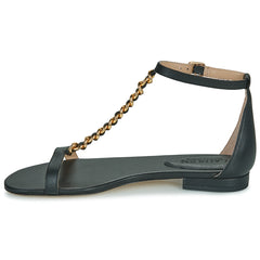 Sandali donne Lauren Ralph Lauren  ELISE-SANDALS-FLAT SANDAL  Nero 