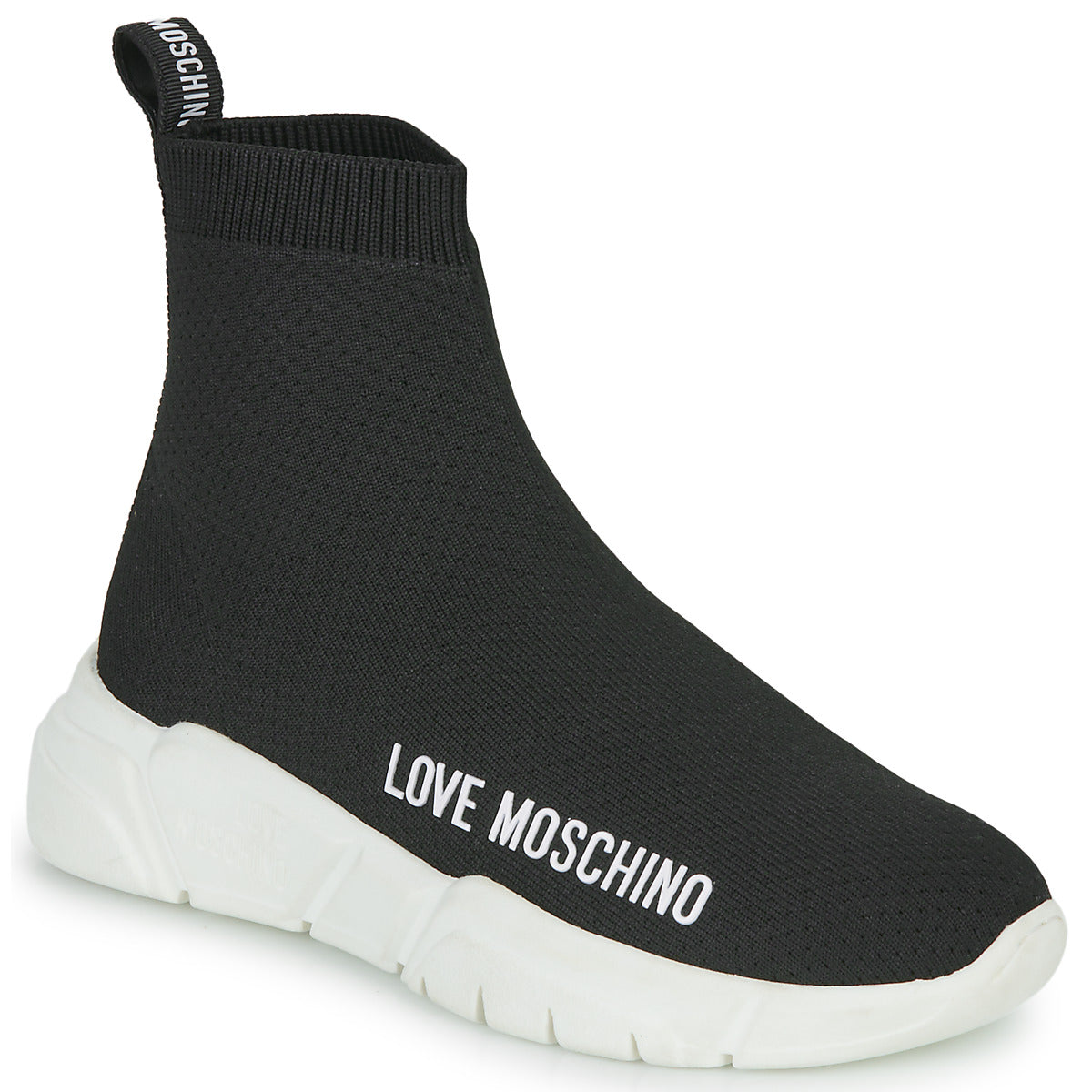 Sneakers alte donne Love Moschino  LOVE MOSCHINO SOCKS  Nero 