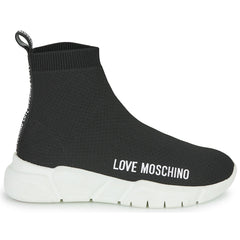 Sneakers alte donne Love Moschino  LOVE MOSCHINO SOCKS  Nero 