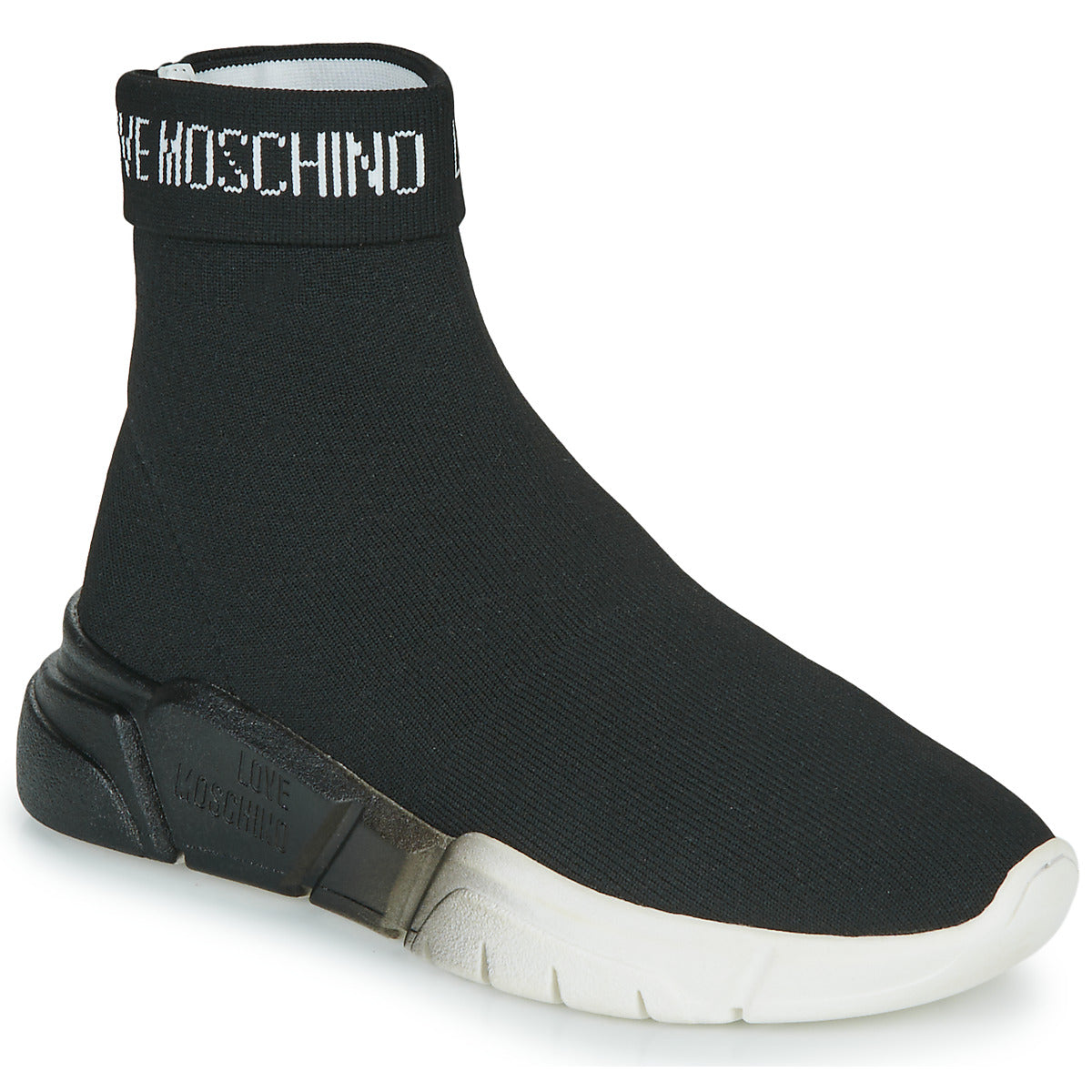 Sneakers alte donne Love Moschino  LOVE MOSCHINO SOCKS  Nero 