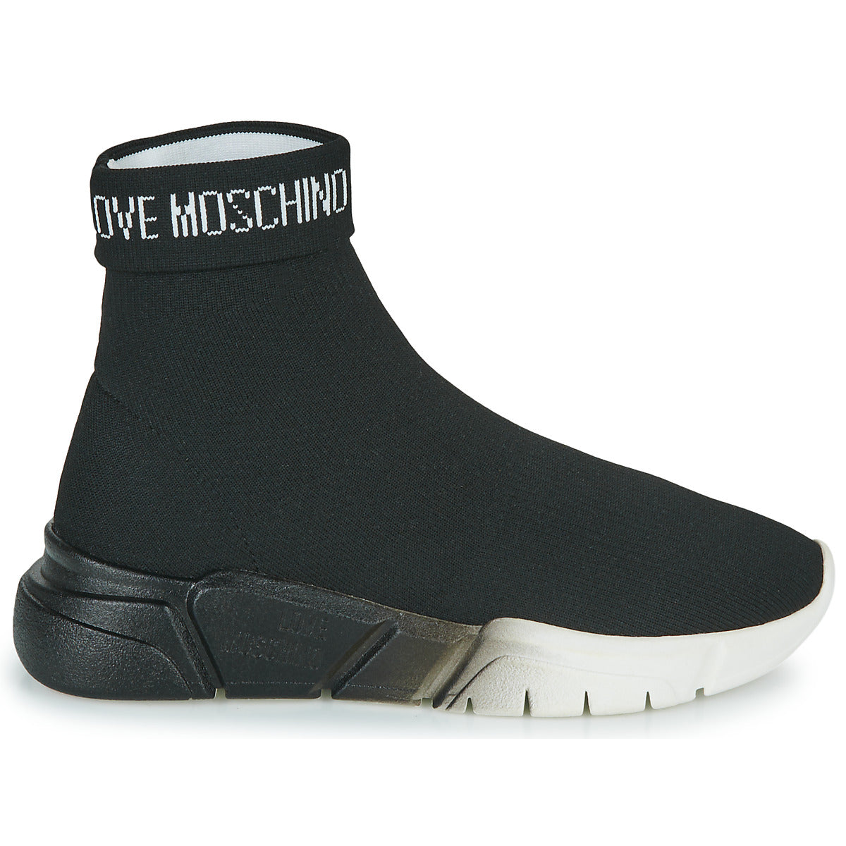 Sneakers alte donne Love Moschino  LOVE MOSCHINO SOCKS  Nero 