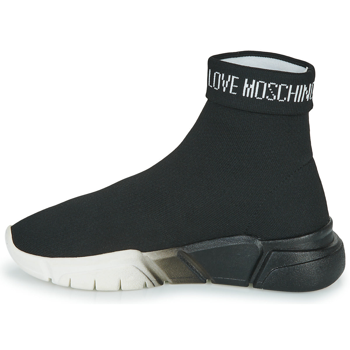 Sneakers alte donne Love Moschino  LOVE MOSCHINO SOCKS  Nero 