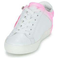 Sneakers basse donne Love Moschino  FREE LOVE  Rosa 