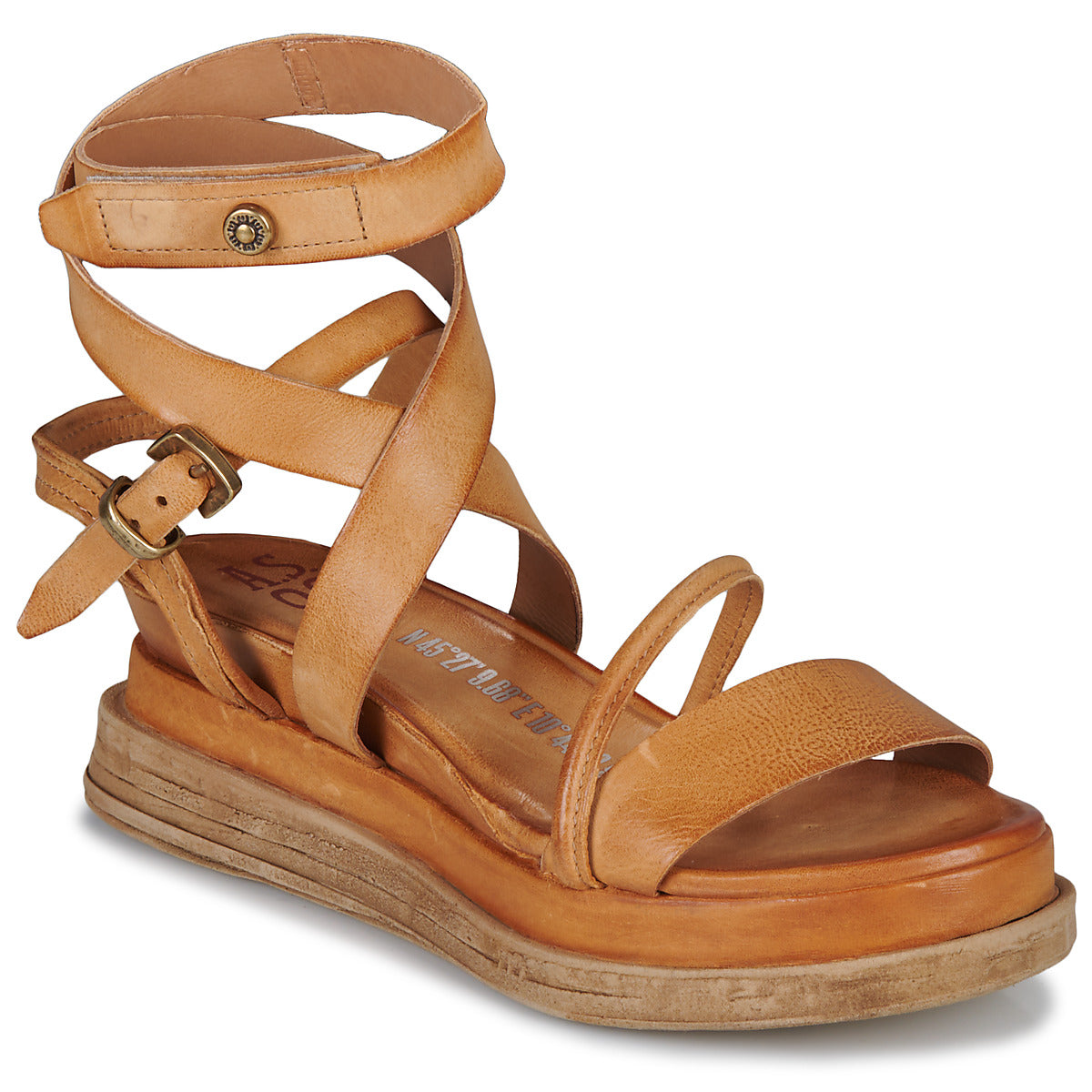 Sandali donne Airstep / A.S.98  LAGOS 2.0 BUCKLE  Beige 