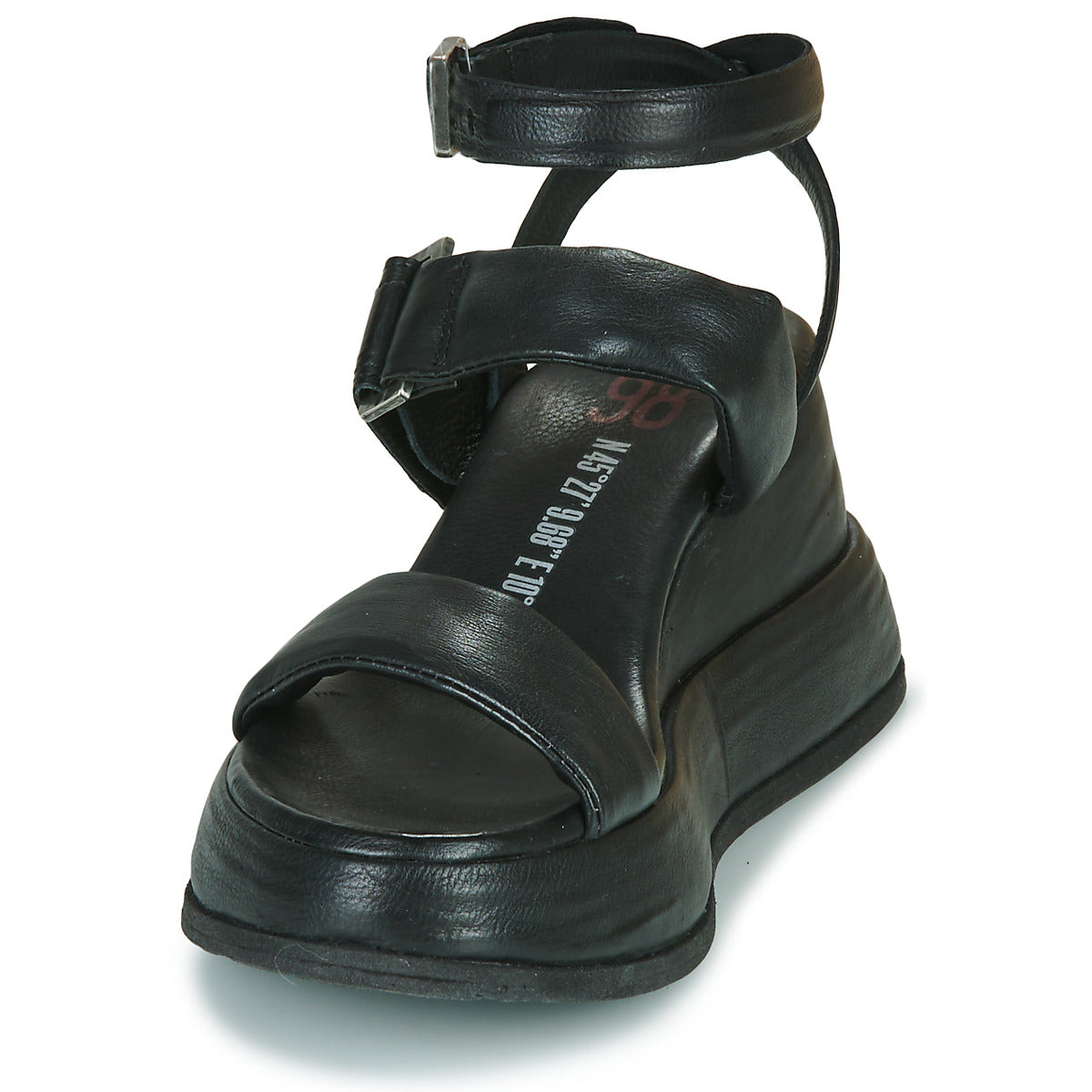 Sandali donne Airstep / A.S.98  REAL BUCKLE  Nero 