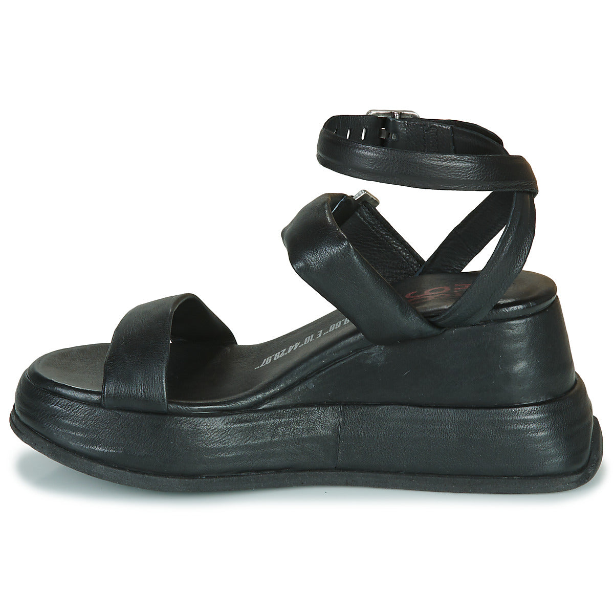 Sandali donne Airstep / A.S.98  REAL BUCKLE  Nero 