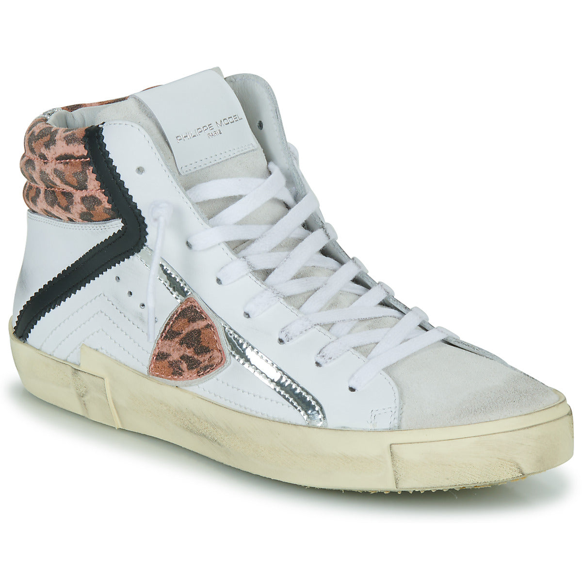 Sneakers alte donne Philippe Model  PRSX HIGH WOMAN  Bianco 