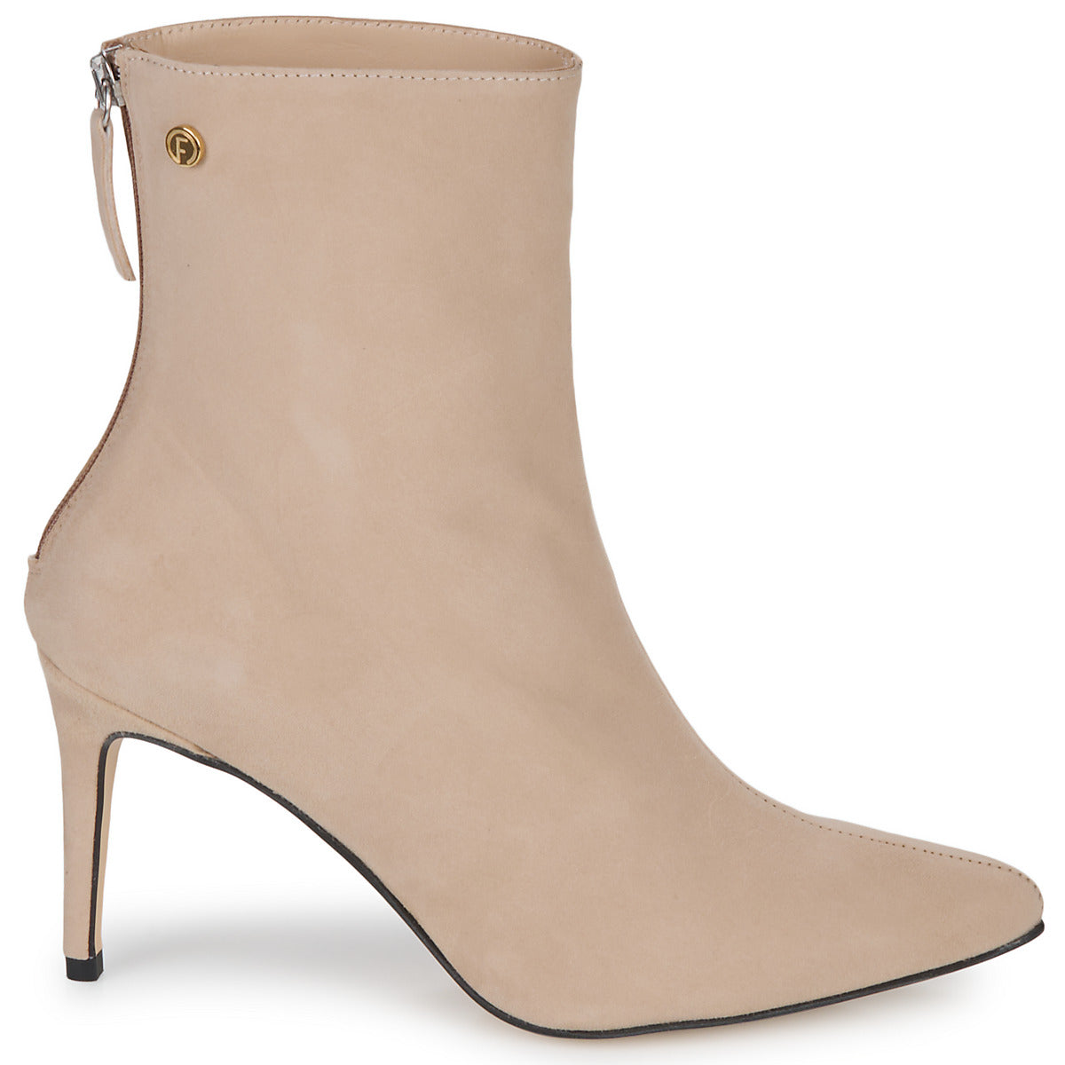 Fericelli New 15 Beige women's ankle boots