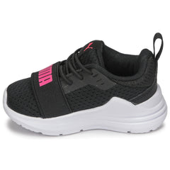 Scarpe bambini ragazza Puma  INF  WIRED RUN  Nero 