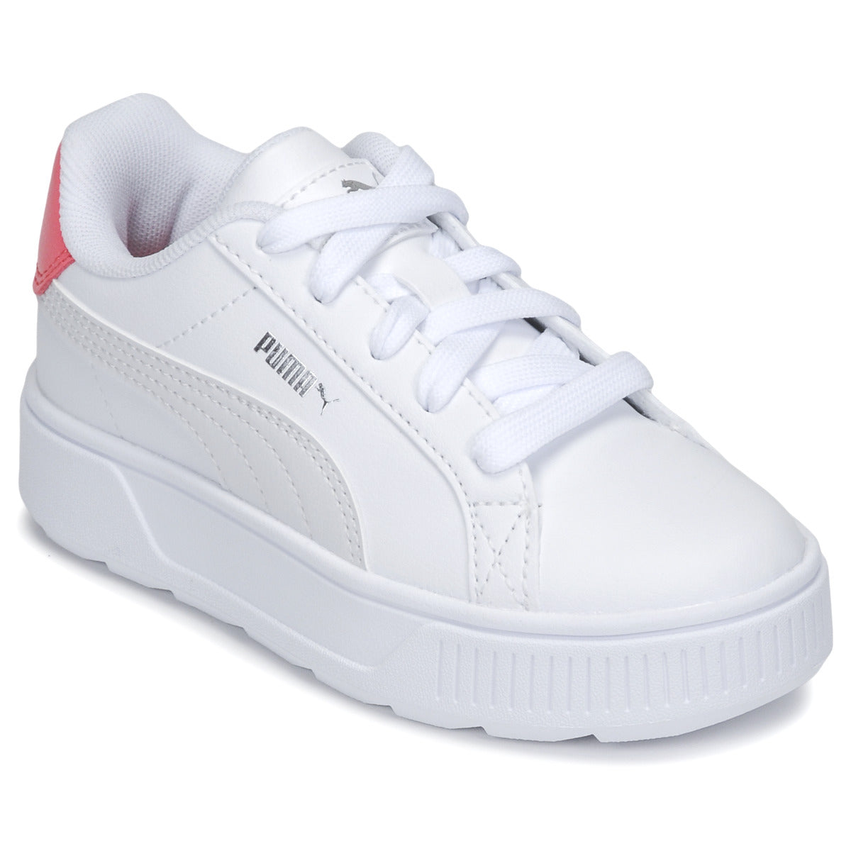 Scarpe bambini ragazza Puma  PS KARMEN L  Bianco 