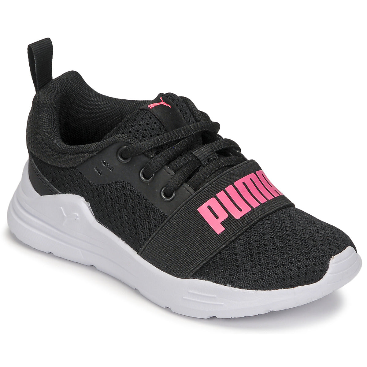 Scarpe bambini ragazza Puma  PS PUMA WIRED RUN V  Nero 