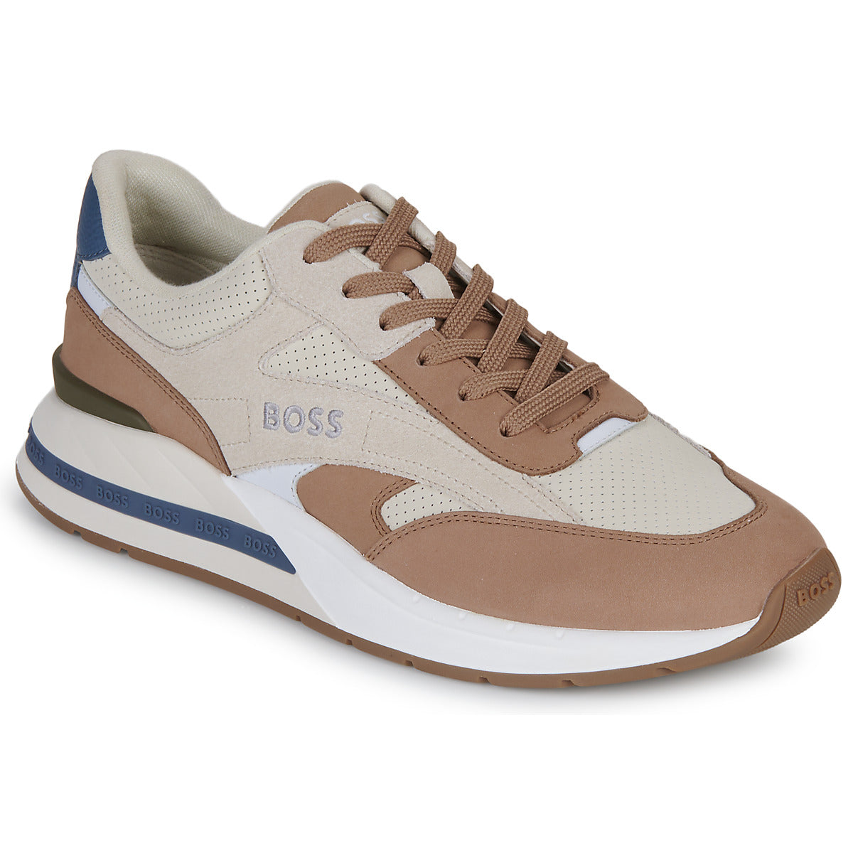 Sneakers uomini BOSS  Kurt_Runn_nupf  Multicolore 