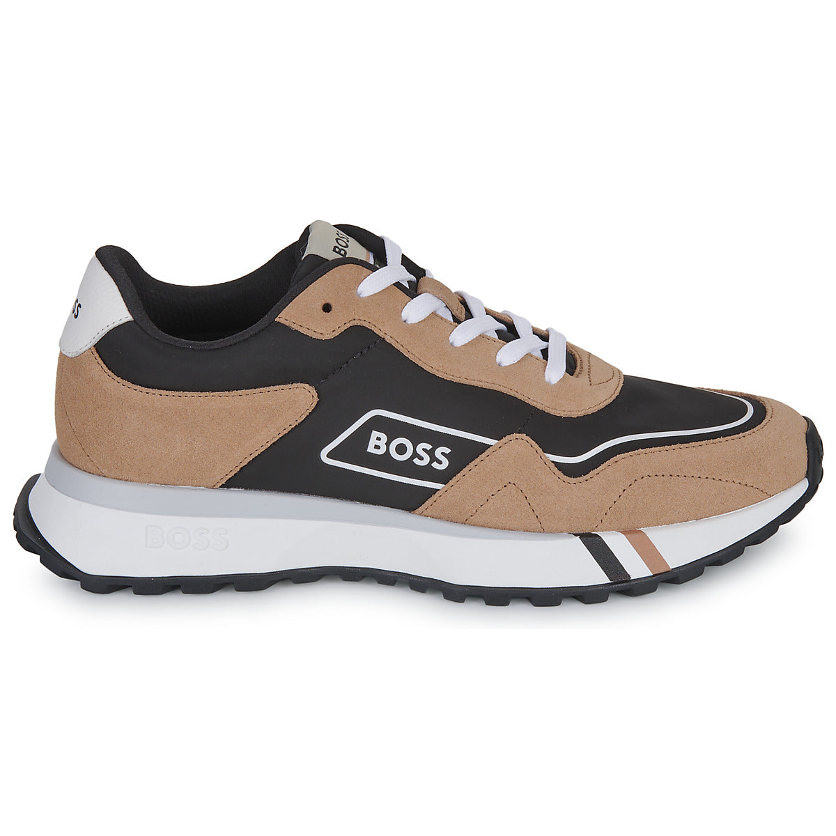 Sneakers uomini BOSS  Jonah_Runn_sdtx  Marrone 