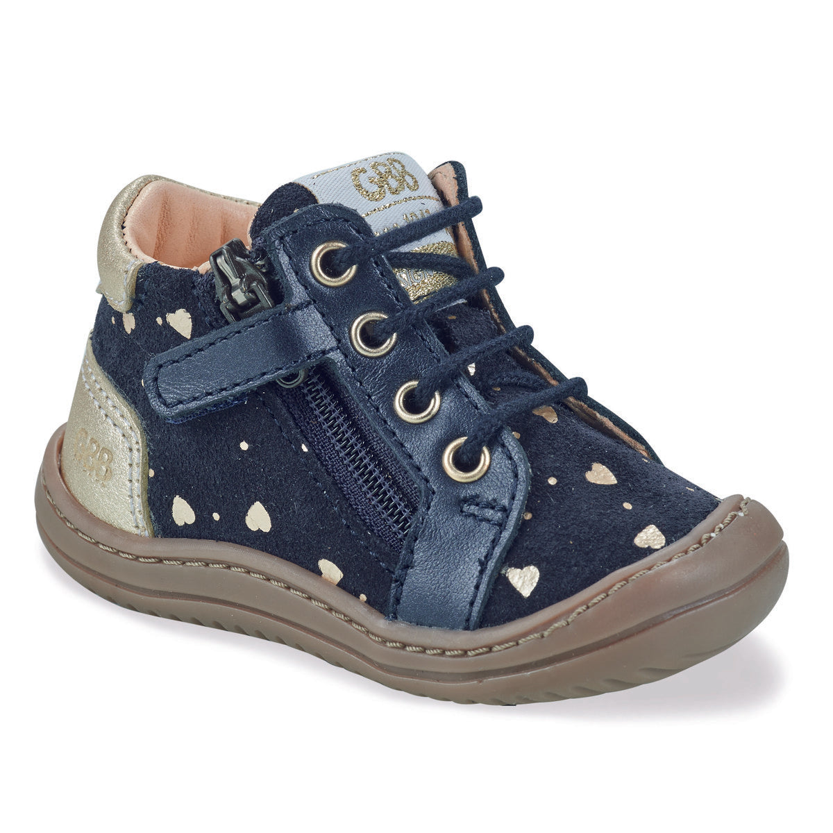 Scarpe bambini ragazza GBB  FLEXOO ZIPETTE  Blu 