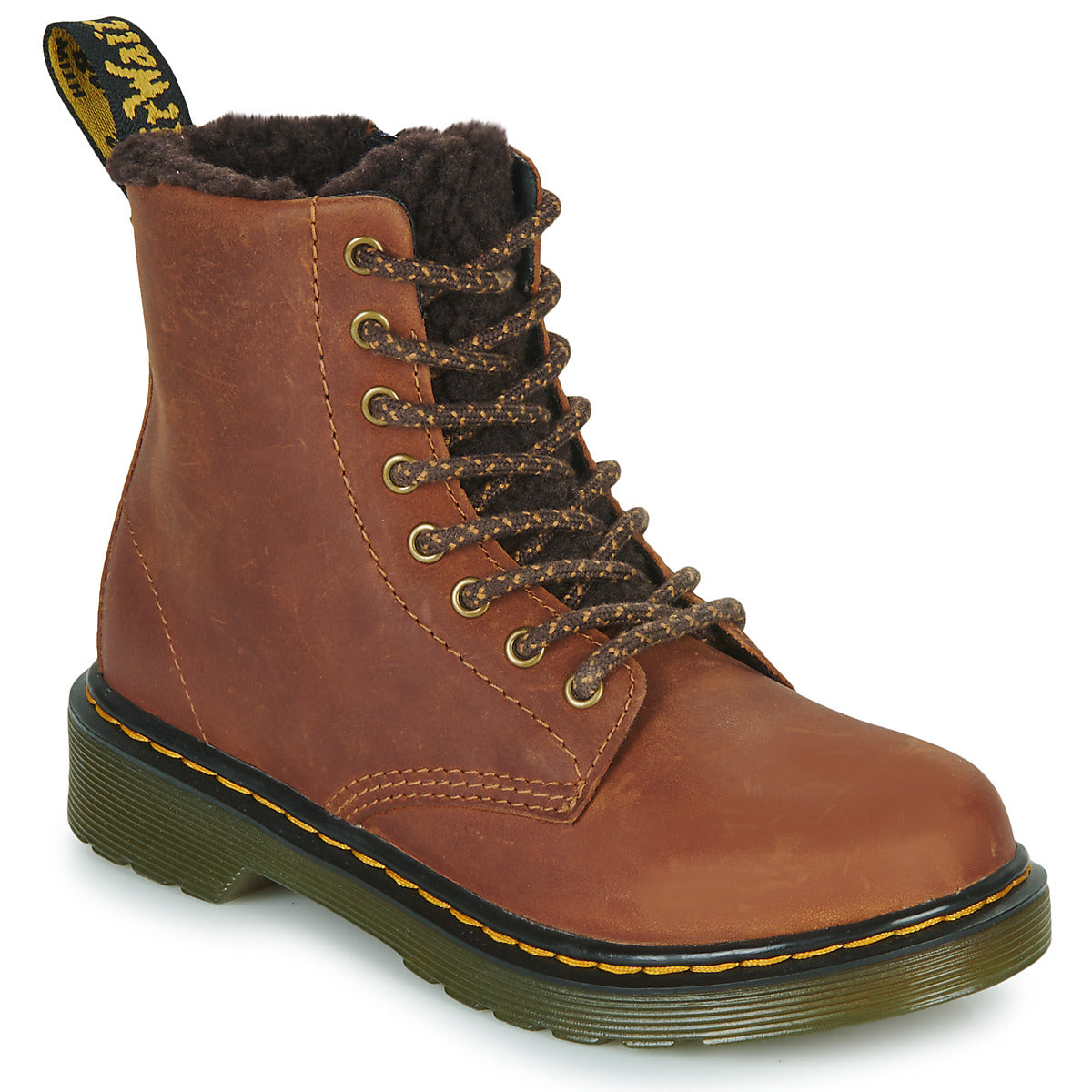 Stivaletti bambini ragazza Dr. Martens  1460 Serena J  Marrone 