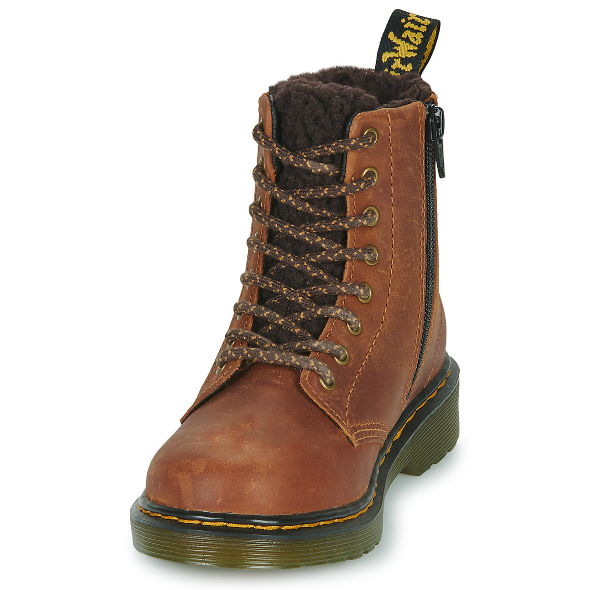 Stivaletti bambini ragazza Dr. Martens  1460 Serena J  Marrone 