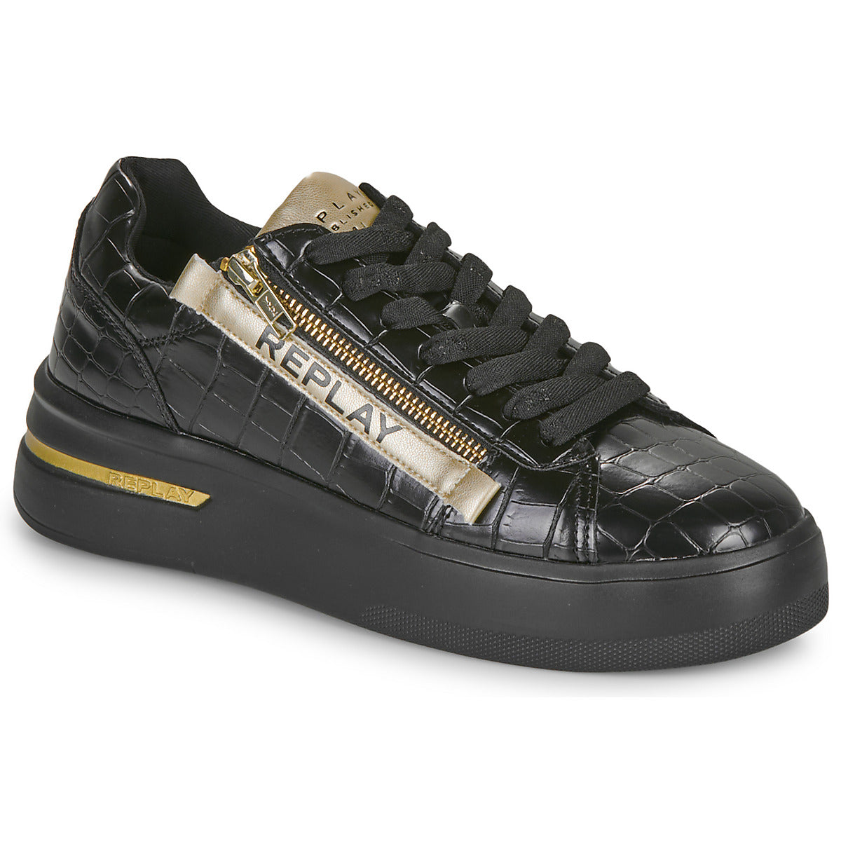 Sneakers basse donne Replay  GWZ4N.C0007S003  Nero 