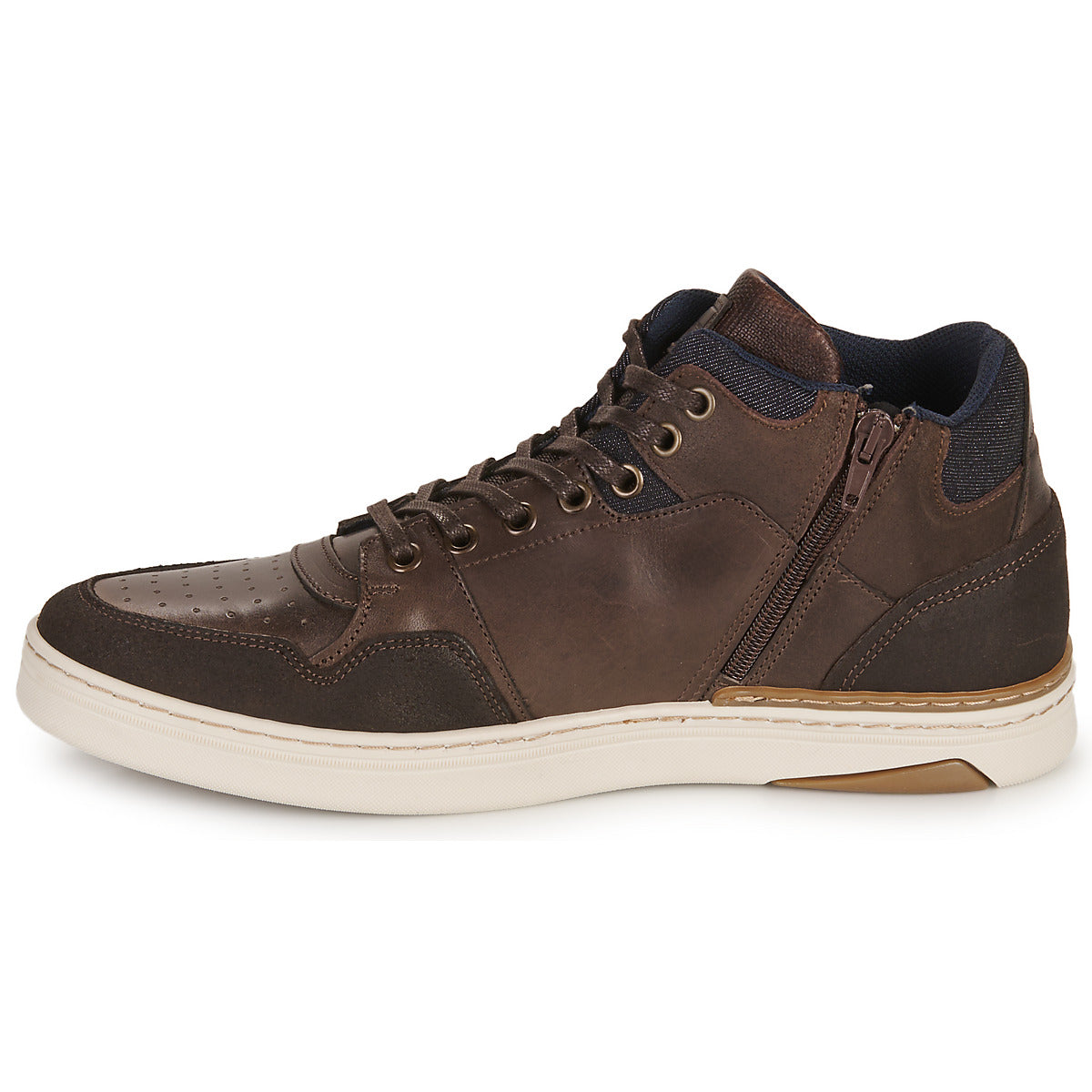 Sneakers uomini Bullboxer  HARISH CUP ANKLE I  Marrone 