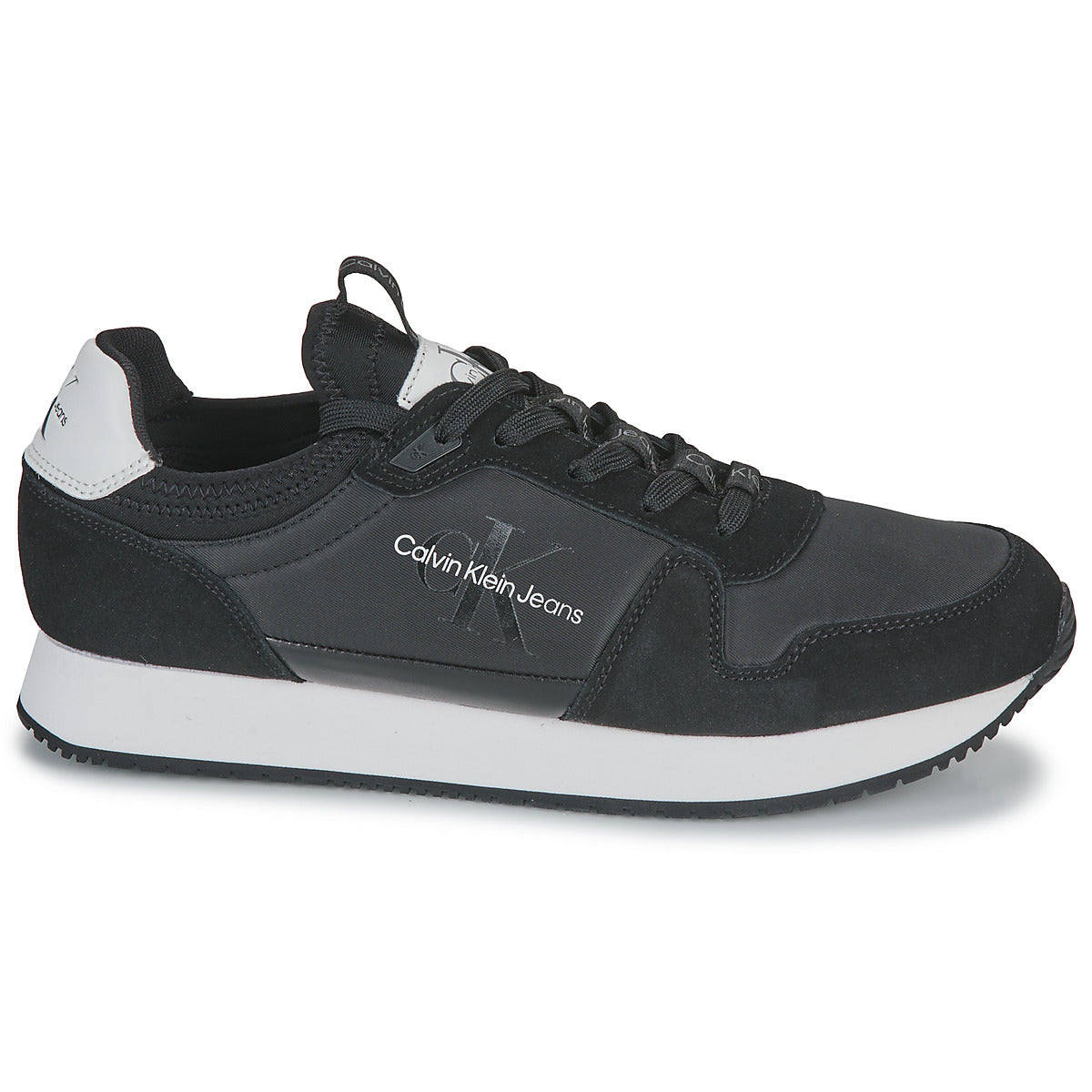 Sneakers uomini Calvin Klein Jeans  RETRO RUNNER LACEUP REFL  Nero 