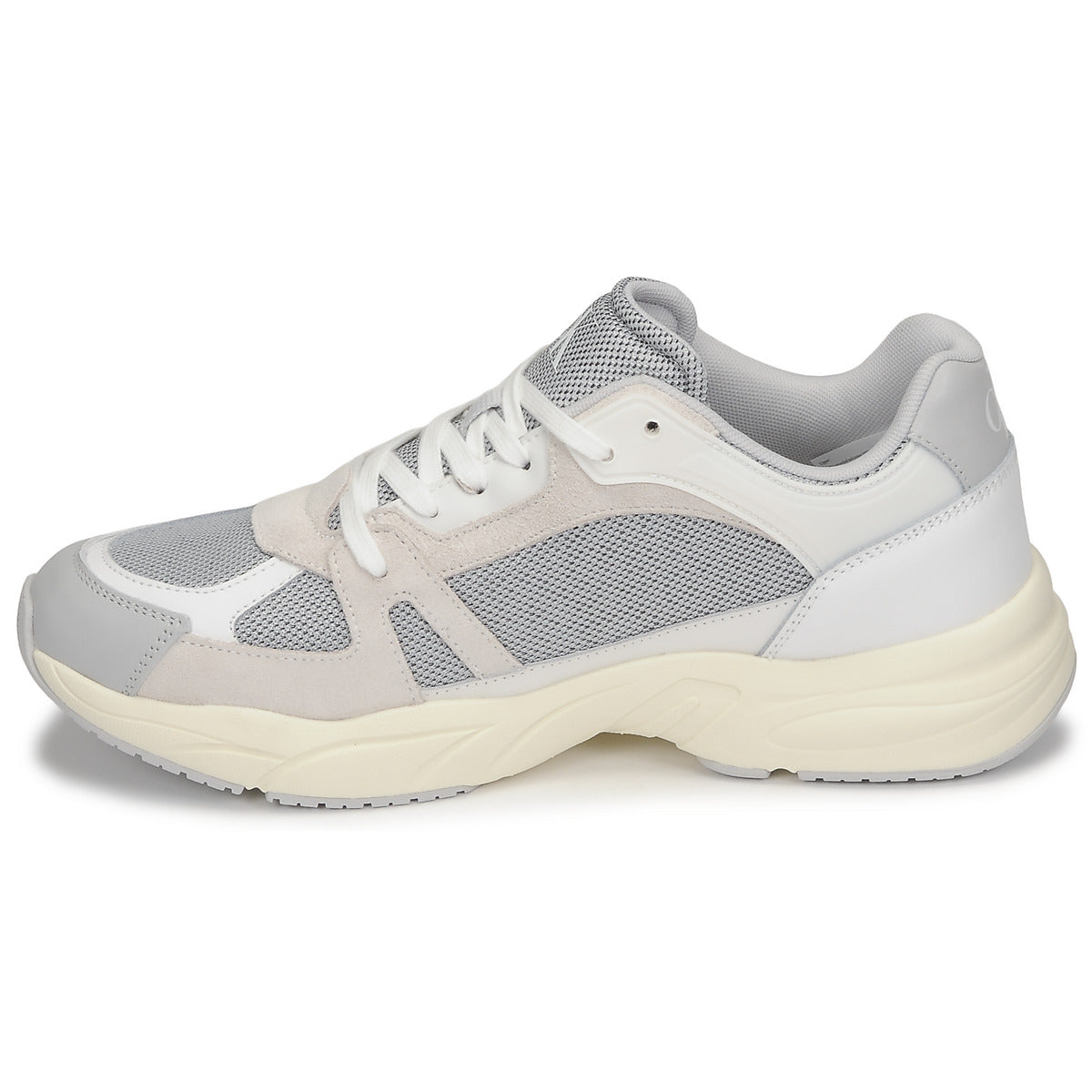 Sneakers uomini Calvin Klein Jeans  RETRO TENNIS LACEUP MIX LTH  Grigio 