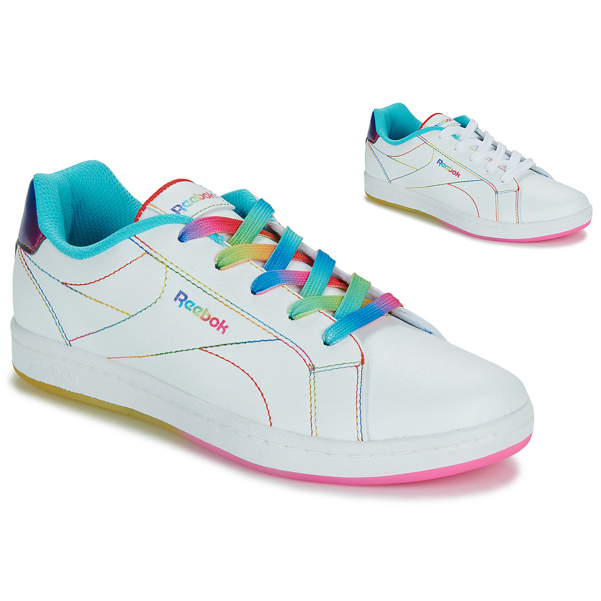 Scarpe bambini ragazza Reebok Classic  RBK ROYAL COMPLETE CLN 2.0  Bianco 