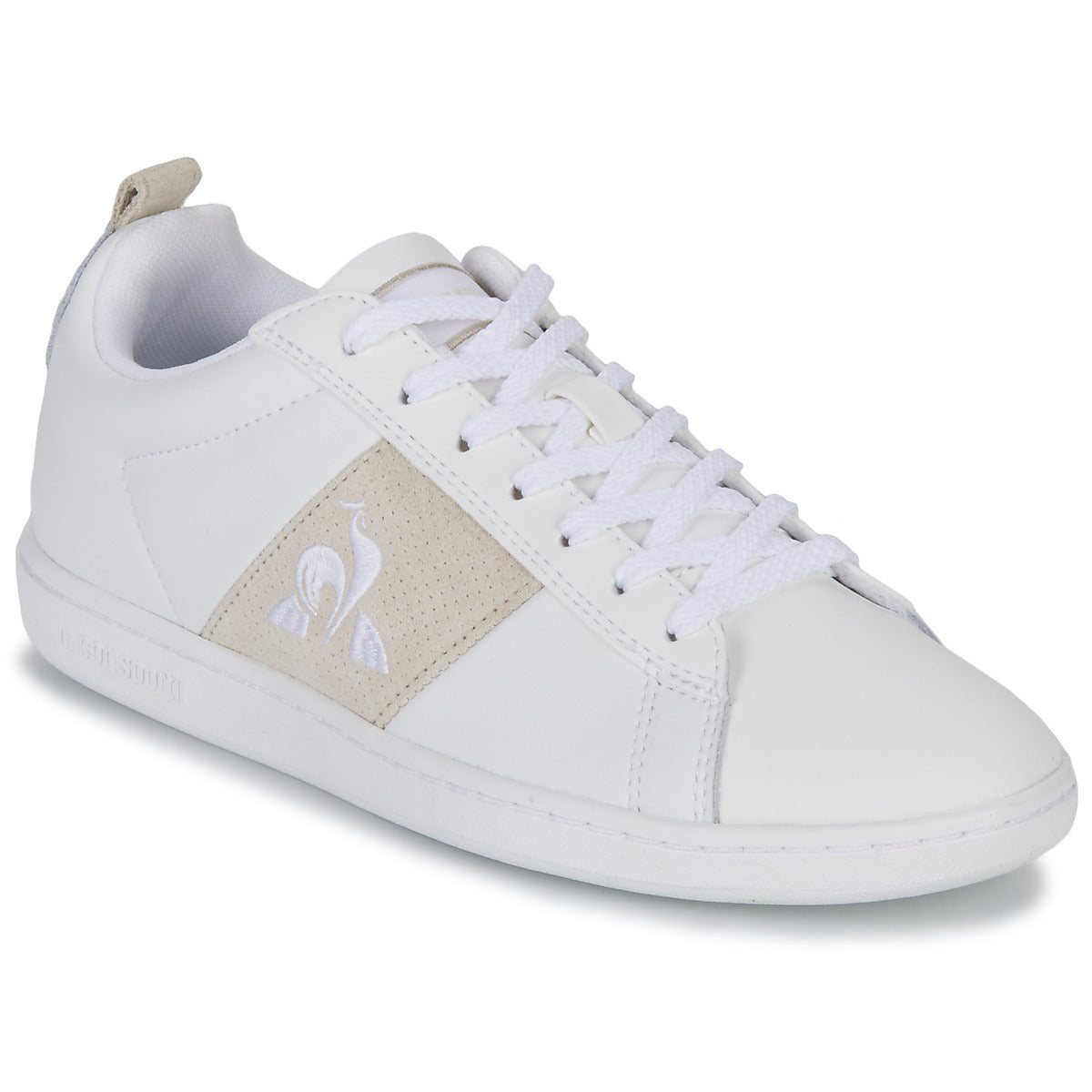 Sneakers basse donne Le Coq Sportif  COURTCLASSIC W PREMIUM  Bianco 