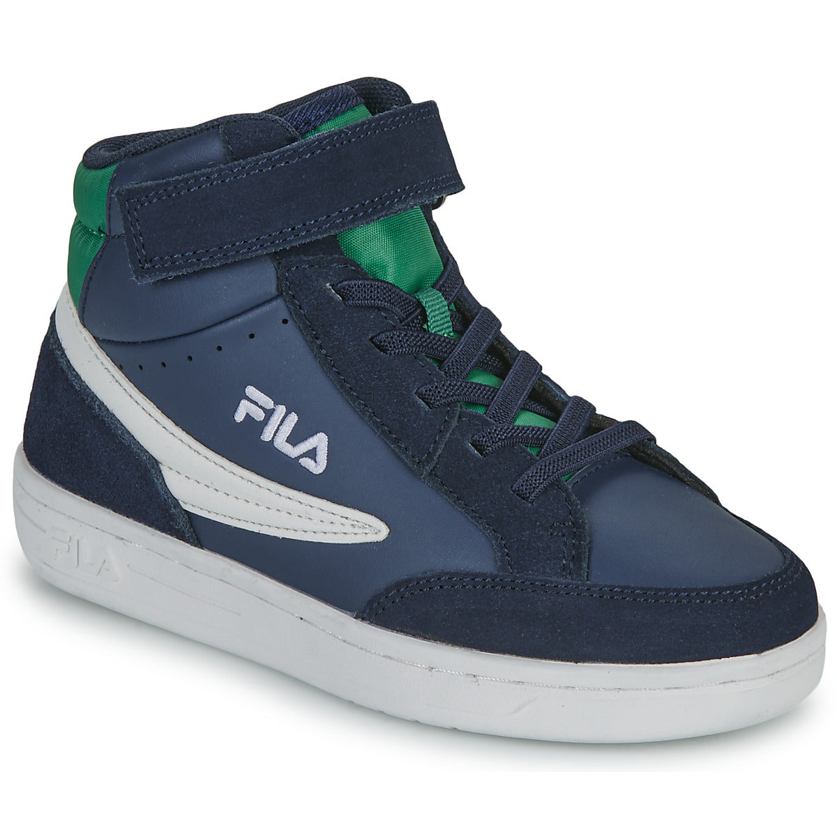 Scarpe bambini ragazzo Fila  CREW VELCRO MID KIDS  Marine 