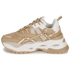 Sneakers basse donne Buffalo  TRIPLET HOLLOW  Beige 