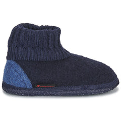 Pantofole bambini ragazzo Giesswein  KRAMSACH KIDS  Marine 