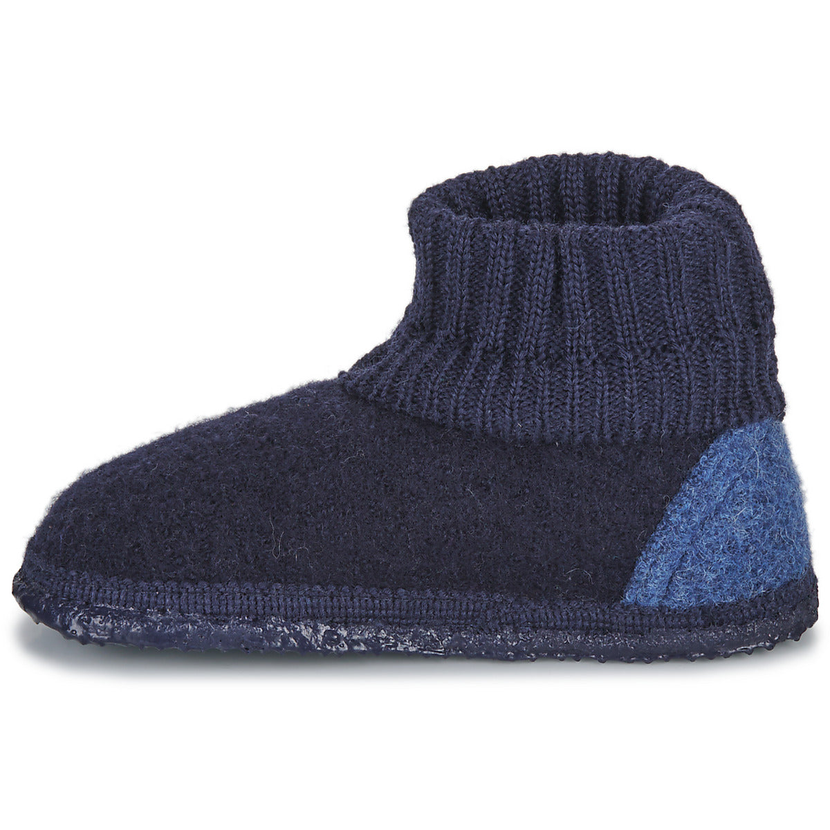 Pantofole bambini ragazzo Giesswein  KRAMSACH KIDS  Marine 