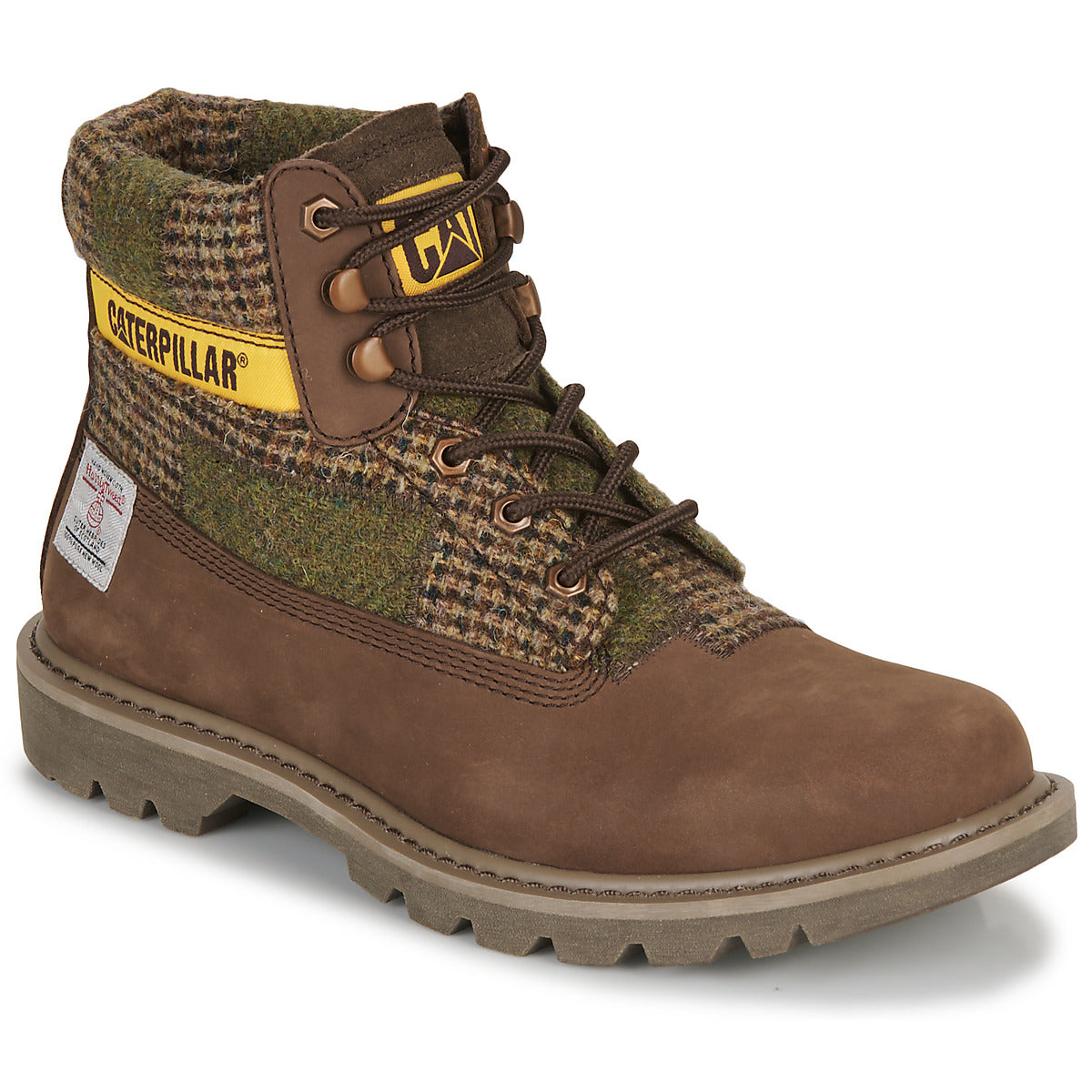 Stivaletti uomini Caterpillar  COLORADO 2.0 HARRIS TWEED  Marrone 