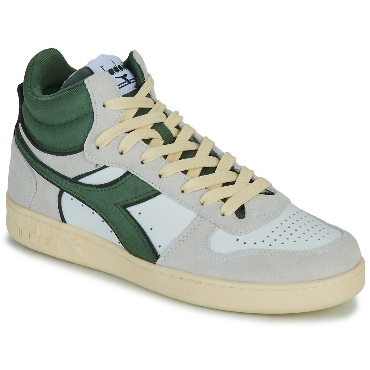 Sneakers alte donne Diadora  MAGIC BASKET DEMI CUT SUEDE LEATHER  Bianco 