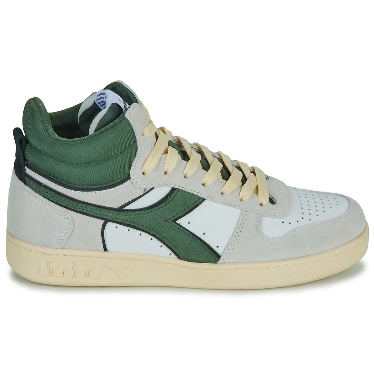 Sneakers alte donne Diadora  MAGIC BASKET DEMI CUT SUEDE LEATHER  Bianco 