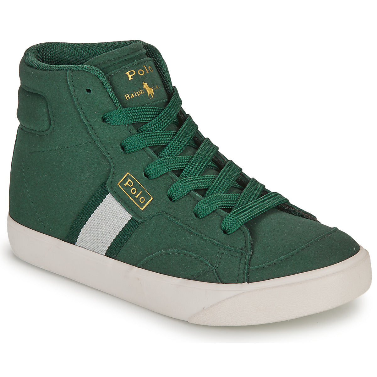 Scarpe bambini ragazza Polo Ralph Lauren  COURT MID  Verde 