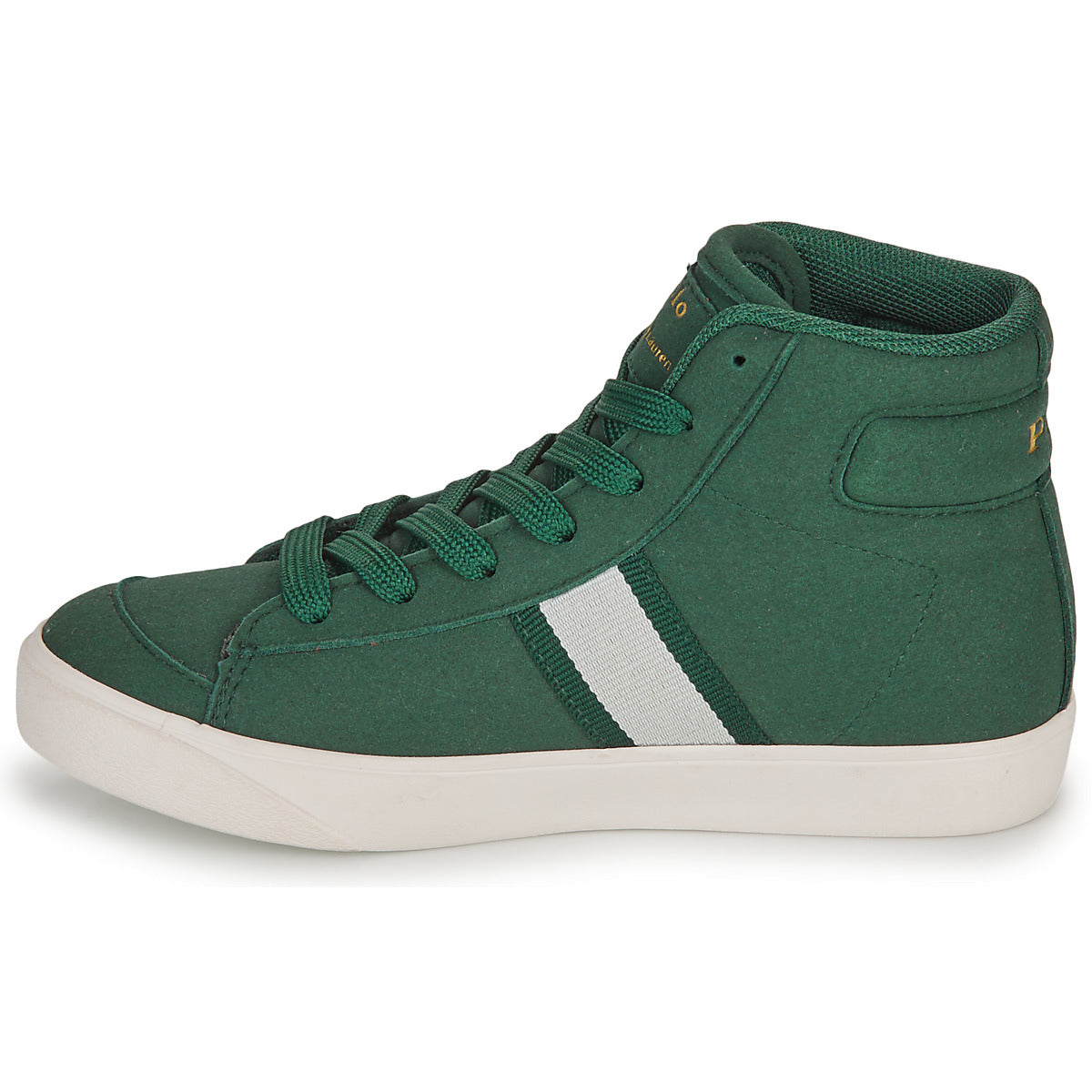 Scarpe bambini ragazza Polo Ralph Lauren  COURT MID  Verde 