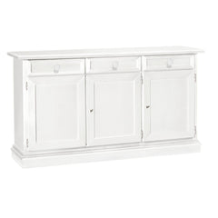 Credenza in legno bianco 3 porte 156×42 cm