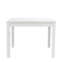 Tavolo bianco POSITANO allungabile a libro 90×90 cm – 180×90 cm