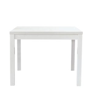 Tavolo bianco POSITANO allungabile a libro 90×90 cm – 180×90 cm