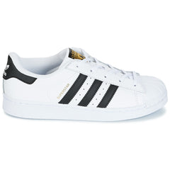 Scarpe bambini ragazza adidas  SUPERSTAR  Bianco 