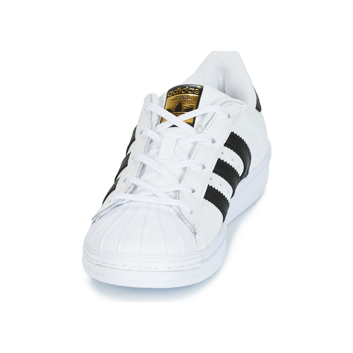 Scarpe bambini ragazzo adidas  SUPERSTAR  Bianco 