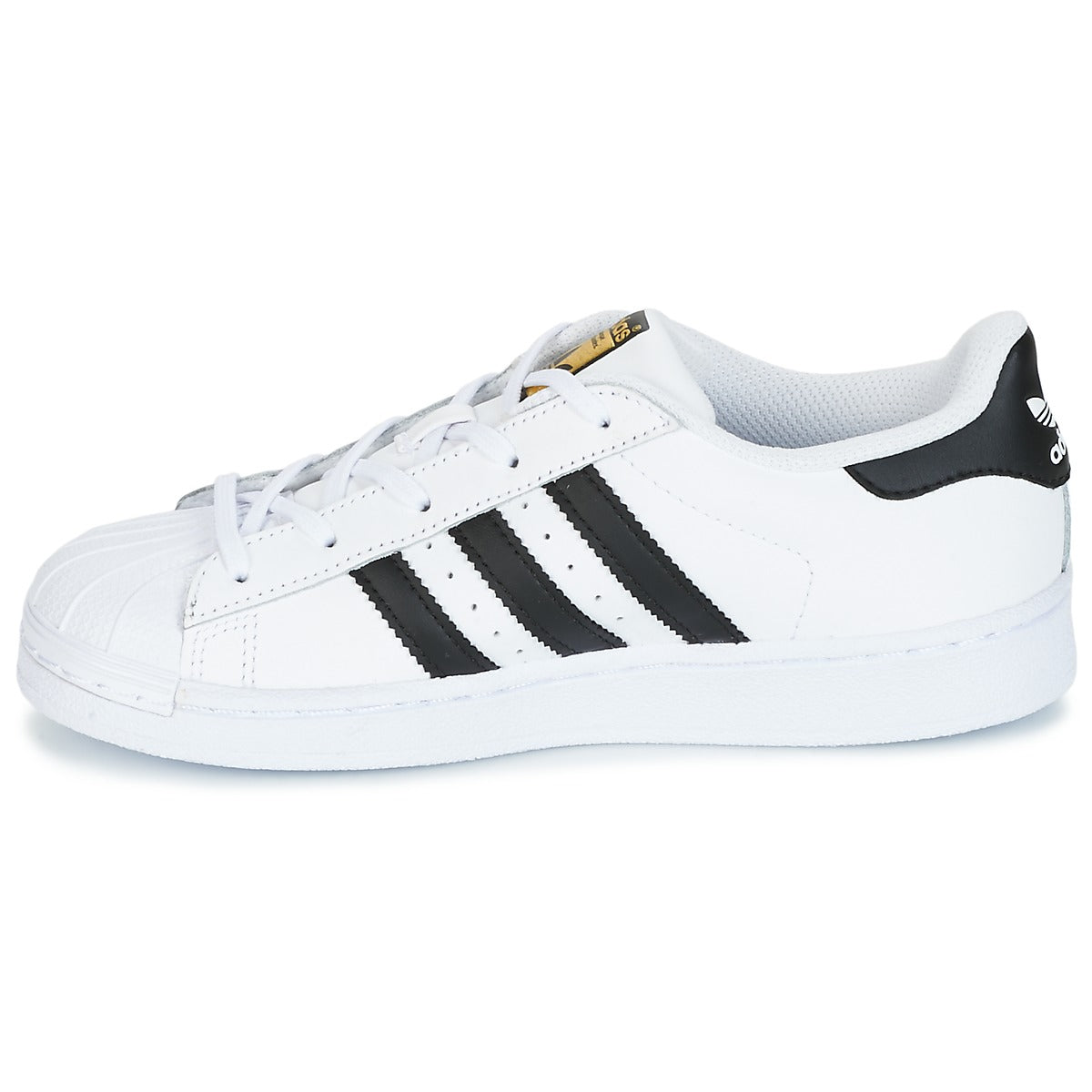 Scarpe bambini ragazzo adidas  SUPERSTAR  Bianco 