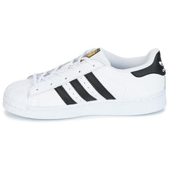 Scarpe bambini ragazza adidas  SUPERSTAR  Bianco 