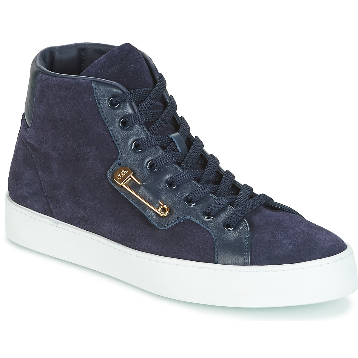 Sneakers alte uomini John Galliano  FAROM  Blu 