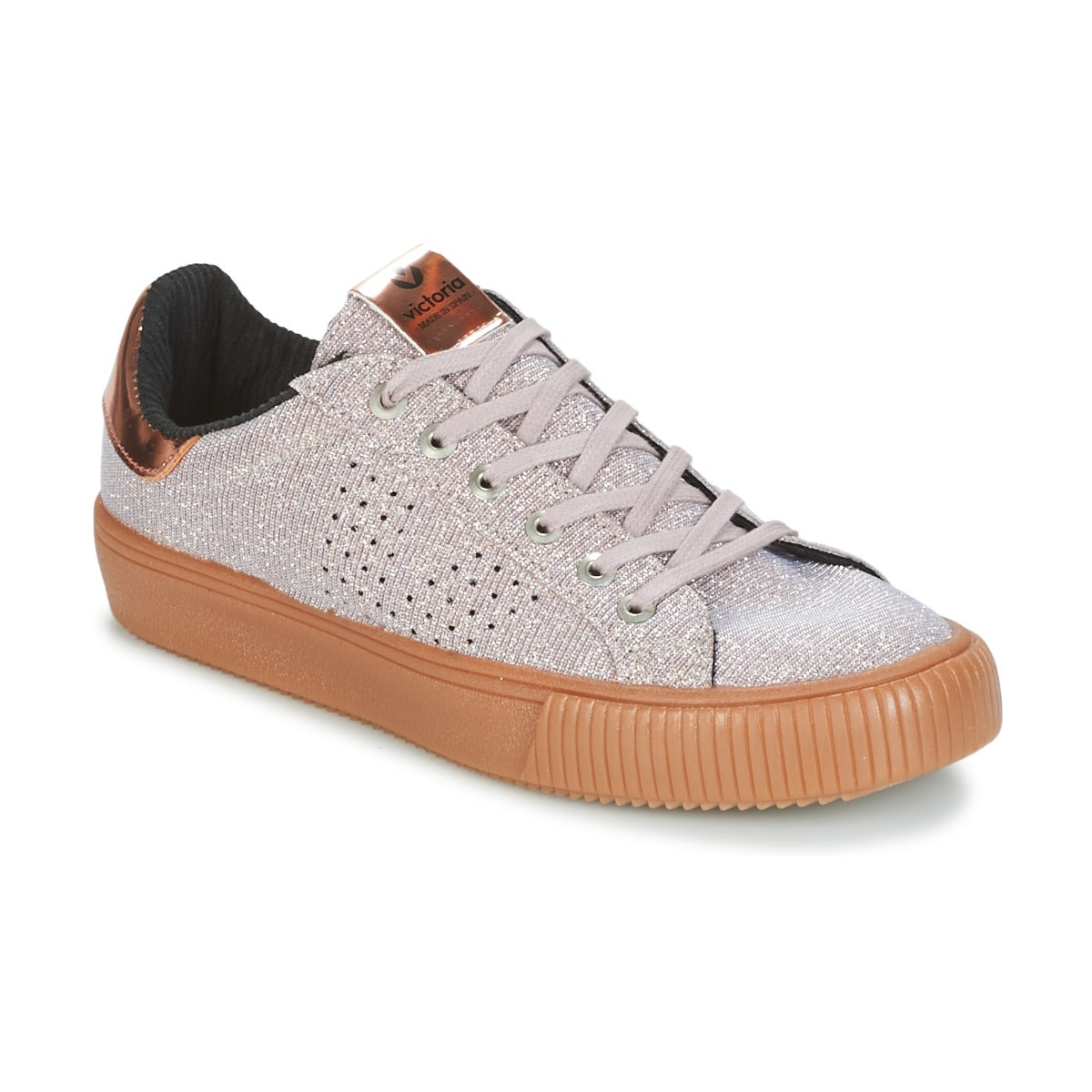 Sneakers basse donne Victoria  DEPORTIVO LUREX  Grigio 