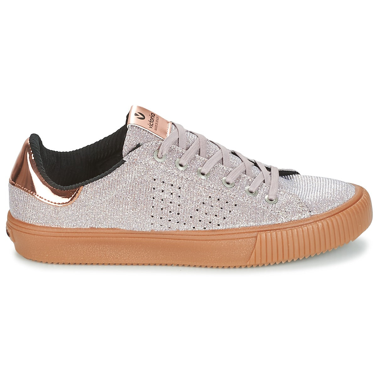 Sneakers basse donne Victoria  DEPORTIVO LUREX  Grigio 