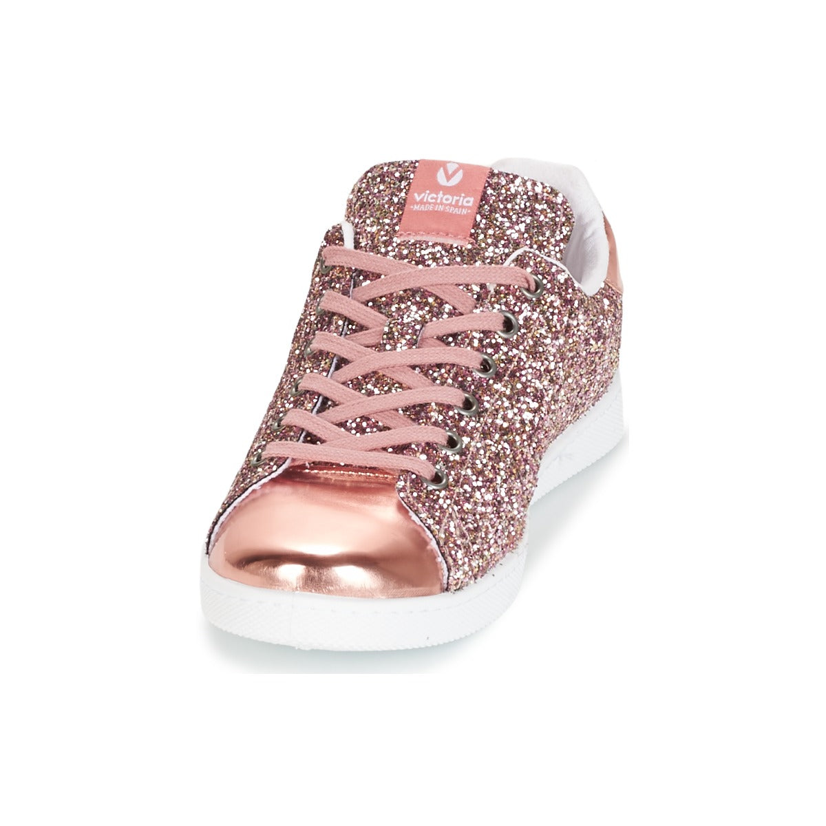 Sneakers basse donne Victoria  DEPORTIVO BASKET GLITTER  Rosa 