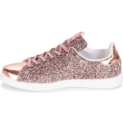 Sneakers basse donne Victoria  DEPORTIVO BASKET GLITTER  Rosa 