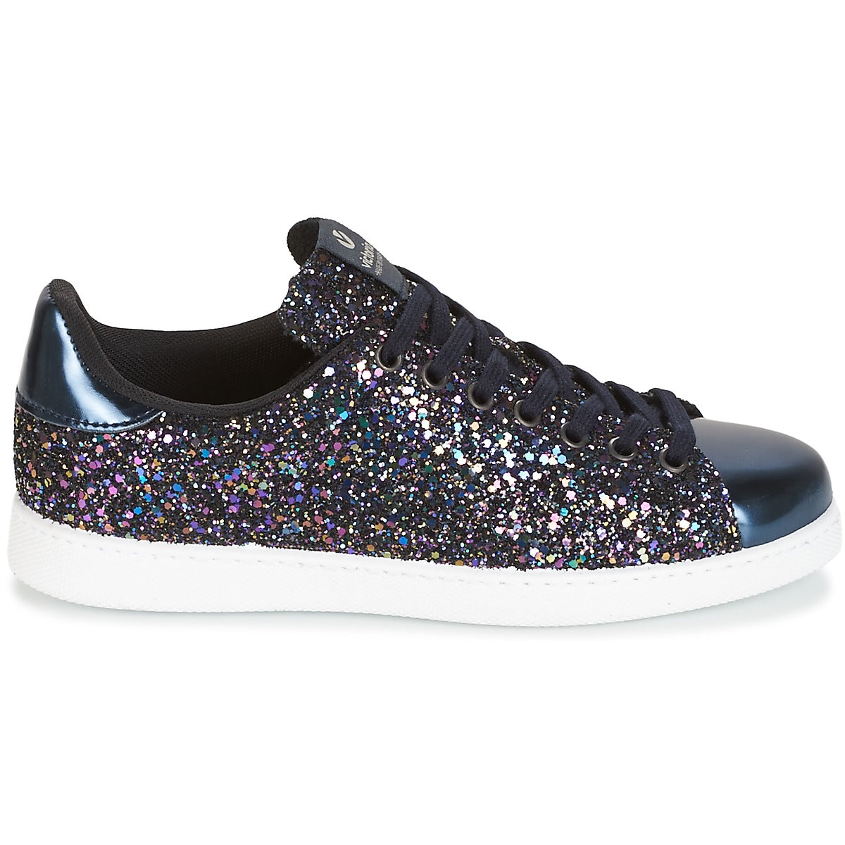 Sneakers basse donne Victoria  DEPORTIVO BASKET GLITTER  Blu 